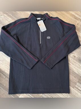 vintage Nike Y2K 1/4 zip corduroy sweater sz M NWT